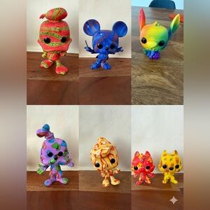 Disney Artist Series Funko Pop Collection - Set of 6 Figures